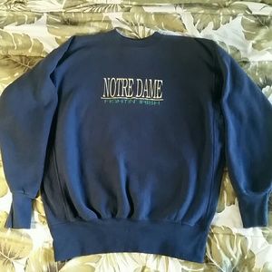 Vintage Notre Dame Crewneck Sweater